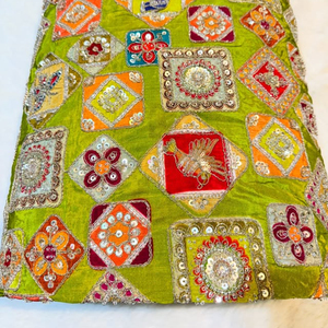 Premium position print with embroidery fabric is a modern textile designed for stylish fashion and <b>garment</b> collections This fabr - Product Image 3