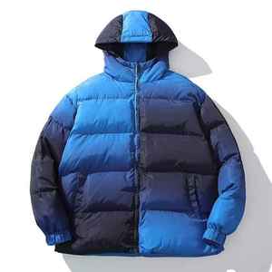 Chaqueta de plumón para hombre, diseño nuevo, chaqueta de invierno, nueva moda, talla grande, ecológica, cálida, a prueba de viento, con cierre de cremallera. - Product Image 1