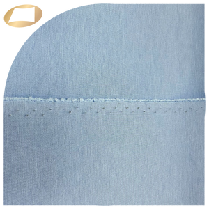 ผ้าเนื้อนุ่มคล้ายผ้าฝ้าย 77% คอตตอน 15% โพลีเอสเตอร์ 8% สแปนเด็กซ์ ผ้าถักสองชั้นสำหรับชุดลำลอง - Product Image 6