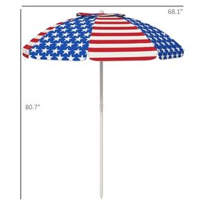 Parasol de plage extérieur pour la protection solaire et l'ombrage sur le sable - Product Image 3
