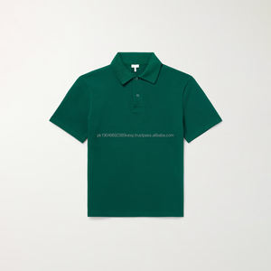 Camisas Polo de Golf Lisas para Hombre, Casuales, de Manga Corta, 100% Algodón, Precio al por Mayor, Alta Calidad, Mezcla de Algodón y Poliéster - Product Image 1