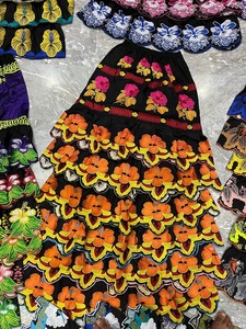 Fashion Hawaiian Islander Guam Micronesia Design 100% Cotton Printed Breathable Empire Waist Knee-Length Casual Beach Skirt for - Product Image 3