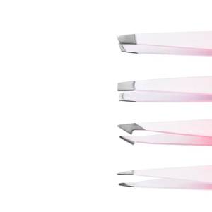 Pinzas de Precisión para Pestañas de Acero Inoxidable de Alta Calidad con Punta Suave de 10 mm de Longitud, Agarre Perfecto y Mango Rosa de Morje Surgical - Product Image 3