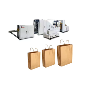 Máquina Industrial Totalmente Automática para Hacer Bolsas de Papel con Fondo Cuadrado para Bolsas de Papel Kraft Cuadradas - Product Image 1