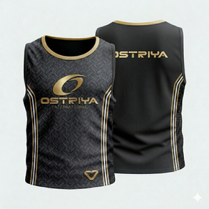 Best Selling Top Quality Men's Soccer <b>Training</b> <b>Bibs</b> Heat-Transfer Printed Mesh Front Logo Sleeveless Vest For Adults - Product Image 6