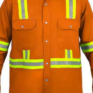 Nouveaux arrivages : vêtements de travail réfléchissants, chemises de travail haute visibilité pour hommes, manches longues, en vente - Product Image 6