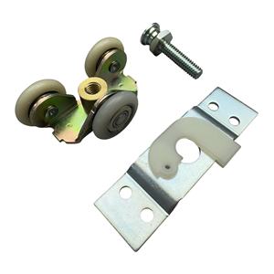 Ensemble de roulettes pour porte coulissante avec roues en nylon - Product Image 3