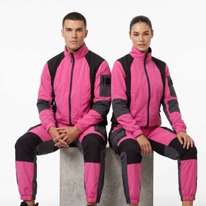 Chaqueta cortavientos unisex personalizada de nailon con bolsillos y cremallera, pantalones deportivos estampados, pantalones de chándal resistentes al viento, conjunto deportivo para hombre y mujer - Product Image 4