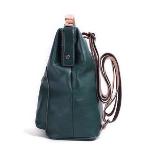 Signature Vintage Leather <b>Backpack</b> Waterproof Anti-Theft Laptop Rucksack Genuine Leather Craft LBP-0390 - Product Image 4
