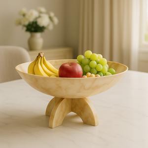 Bol de service en résine époxy de qualité supérieure pour des dîners élégants, offrant un design accrocheur et une utilité pratique - Product Image 1