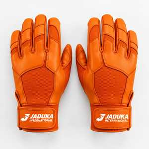 Gants de frappe à manchette longue Coach RAC Creator Series avec protection des doigts, orange, fermeture auto-agrippante, unisexe, pour entraînement adulte - Product Image 1