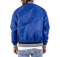 Dernière collection : Blouson Bomber en Satin de Soie Hiver, Style Urbain, pour Femme et Homme, Élégant, Côtelé, Écologique, Broderie Frontale, Extérieur