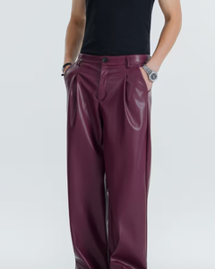 Pantalones Casuales de Hombre Spezia International, Recubiertos de PU, Anti-Pilling, Corte Recto, Bolsillos Laterales, Cintura Elástica, Pantalones Resistentes - Product Image 4