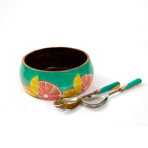 Nuevo tazón de almacenamiento de madera clásico, vajilla, ensalada de frutas, tazón para servir sopa para el hogar, utensilios de cocina, restaurante de mesa por RF Crafts - Product Image 5