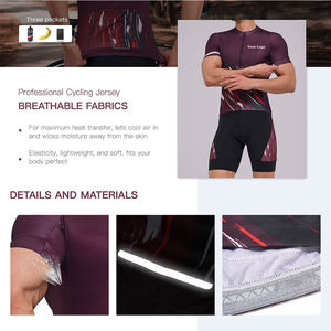 Conjuntos de Jersey de Ciclismo Unisex Personalizados de Alta Calidad, Nuevo Estilo Premium, Transpirable, Tallas Grandes, Ecológico, de Secado Rápido, para Triatlón - Product Image 4