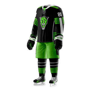 Conjunto de Jersey de Entrenamiento Reversible Unisex, Personalizado con Nombre de Equipo OEM, Impresión por Sublimación, Pantalones Cortos, Ropa de Hockey sobre Hielo, Transpirable, 100% - Product Image 2