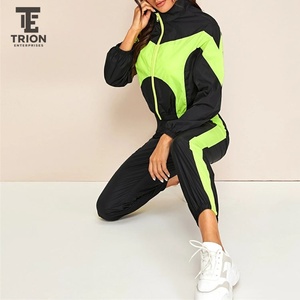 <b>Women</b> <b>Windbreaker</b> Tracksuit Lightweight Training Set Breathable Fabric Jacket and Pants Comfortable Fit Wear - Product Image 5