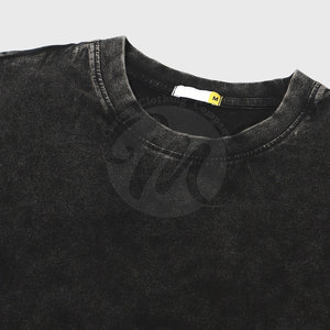 Camiseta de Hombre de Alta Calidad con Lavado Ácido, Último Diseño, Impresión de Logotipo Personalizado, 100% Algodón - Product Image 6