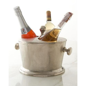 Cubo de hielo vintage de metal con forma de barco y asas de anillo, resistente al óxido, para enfriar bebidas, ideal para bares y hoteles. - Product Image 3