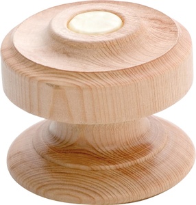 Poignées de tiroir et de placard modernes en bois de noyer et hêtre, écologiques, en forme de champignon, pour meubles de cuisine et de chambre d'enfant - Product Image 1