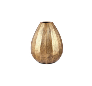 Artisan Crafted Decorative Aluminum <b>Vase</b> with Modern Profile for Floral Arrangement Display - Product Image 3