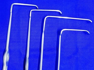Surgical <b>Handheld</b> Blunt Lengenback Tissue Retractors Set Of 4Pcs Manual Orthopedic Instrument Class I For Surgical Operation - Product Image 5