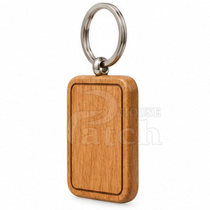 Lightweight Wooden <b>Keychain</b> Custom Laser Wood Key <b>Ring</b> Personalized Design For Gifts Handbags Backpacks Luggage And Daily Carry - Product Image 2