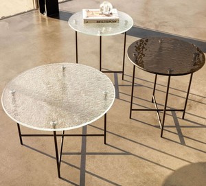 Modern Metal Frame End <b>Table</b> Resin Round Top Side <b>Table</b> Or Coffee <b>Table</b> for Living Room Hotels - Product Image 4