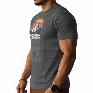 T-shirt décontracté pour homme, manches courtes, en coton, pour tous les jours, mode streetwear et tenues d'été - Product Image 5