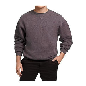 Sweat-shirt à capuche pour homme, hiver, jersey uni, respirant, col rond, manches longues, impression de logo personnalisée sur le devant, polyester/coton - Product Image 6