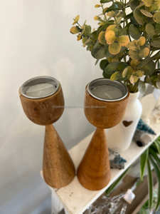 Ensemble de bougeoir T-Light en verre de qualité supérieure, support de chauffe-plat décoratif pour mariages, fêtes et événements festifs - Product Image 3