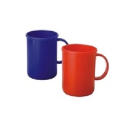 Taza de Café de Plástico, Varios Diseños, Ecológica, Apta para Lavavajillas, Unisex, para Fiestas, Apta para Agua Caliente, con Asa