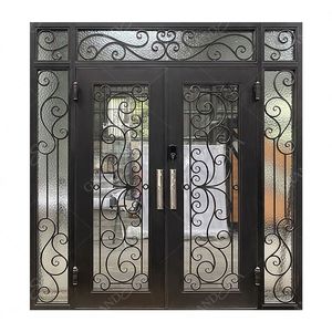 Porte d'entrée extérieure en fer forgé époustouflante : Transformez l'attrait de votre maison avec des designs artisanaux personnalisés - Product Image 4