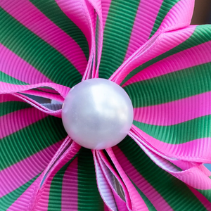 Pink Green Ribbon Stick Lapel <b>Pin</b> Decorative Metal Brooch Fashion Suit Accessory Sorority Inspired <b>Badge</b> for Women Events - Product Image 4