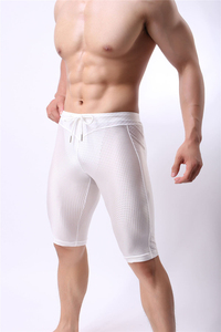 Custom Wholesale Men Solid Casual Canvas Compression Spandex Sports Shorts Quick Dry Athletic Gym Workout Running OEM Service - Product Image 5