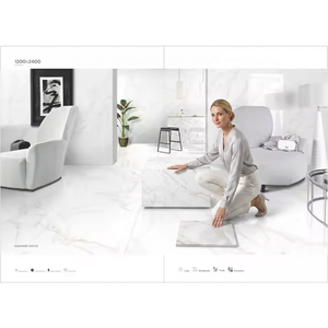 Dalles de porcelaine fine La Breccia 120x240cm, aspect marbre, pour comptoirs et décorations murales de luxe, dalles géantes en pierre frittée - Product Image 5