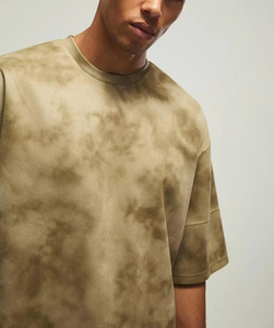 T-shirt pour homme en coton 100% lourd, personnalisé, délavé à l'acide, effet vintage, coupe ample, logo imprimé ONEAPEX INTERNATIONAL - Product Image 3