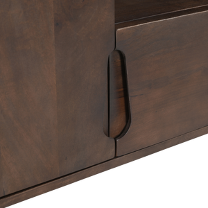 Soporte para TV Vandana Mira Nova de madera de mango oscuro - Product Image 3