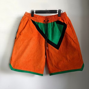 Conjunto de Chándal Cortavientos de Secado Rápido con Estampado Acid Wash, Estilo Retro, de Tejido Corduroy, Ropa Urbana de Dos Piezas: Chaqueta y Pantalones Cortos - Product Image 5