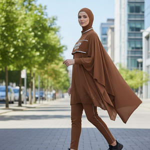 Nouveau produit 2025 : Châles personnalisés en mousseline unie, hijab instantané avec bonnets intérieurs en jersey, foulard en mousseline épaisse - Product Image 3