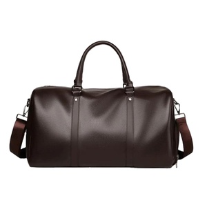 Sacs de voyage pour hommes en cuir véritable, fermeture à bouton, qualité supérieure, sacs à main résistants à l'eau, légers, écologiques - Product Image 1