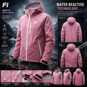 Chaquetas de diseñador color rosa para hombre, a prueba de viento, de alta calidad, ligeras, de poliéster, estilo deportivo, talla grande, cortavientos para hombre. - Product Image 2
