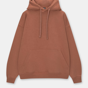 Sudadera con Capucha Térmica 100% Algodón para Hombre, Chaqueta con Capucha Extra Grande con Diseño Sólido, Esencial para el Invierno - Product Image 2