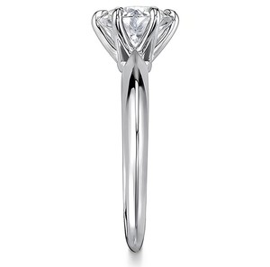 Anillo de Moissanita en Plata de Ley 925, Plateado, Brillante y Refinado, para Compromiso, Boda, Fiesta, Regalo de Joyería para Ella - Product Image 2