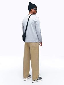 Jeans de Mezclilla Lavada para Hombre, Corte Recto y Holgado, OEM ODM – Pantalones Casuales Vintage de Estilo Urbano, Venta al Por Mayor Personalizada - Product Image 6