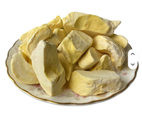 Tranches de Durian Lyophilisées Sunrise Fruits 250g, Pack en Gros, 100% Naturel, Jaune Sucré, Prêt à Manger, Produit du Vietnam