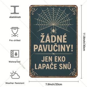 Insegna Decorativa Vintage in Metallo Stile Ceco con Citazioni Divertenti per Casa, Bar, Garage, Caffè, Natale, Oktoberfest - Product Image 3