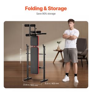 Panca Piana Multifunzionale Regolabile per Allenamento Domestico fino a 172 kg - Product Image 3