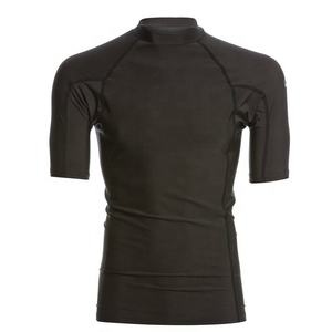 Maillot de bain à manches courtes pour homme, bleu, à séchage rapide, en polyester, haut de sport pour adulte - Product Image 2