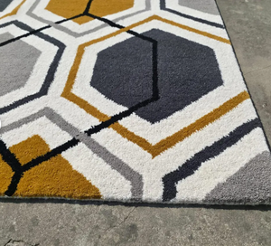 Tapis tissé à la main en laine de haute qualité, écologique, antidérapant, multicolore, fait main, pour salon, chambre d'enfants, hôtels, bureau - Product Image 4